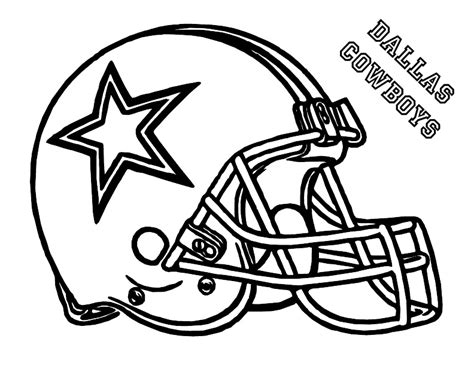 Nfl Dallas Cowboys Coloring Page Coloring Page Central | Images and Photos finder