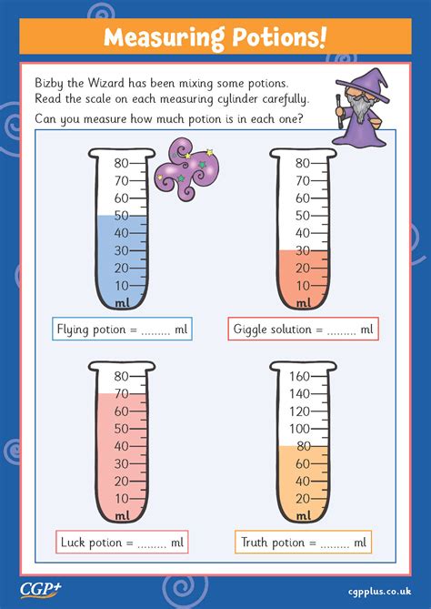 Capacity — Measuring Potions: Foundation (Year 2) | CGP Plus