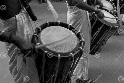 Chenda Drummers stock photo. Image of music, people, temple - 12785688