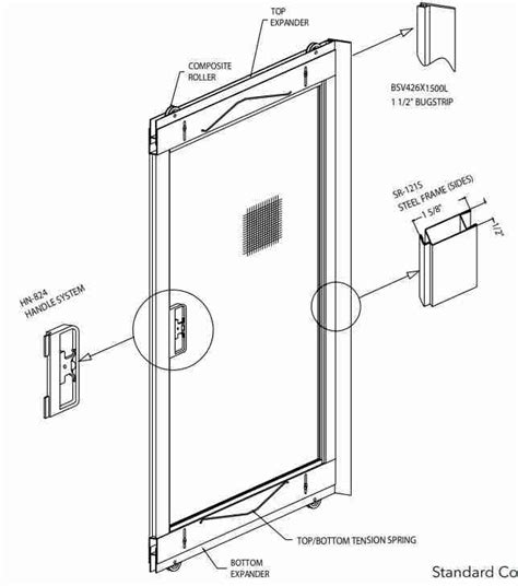 Pella Sliding Glass Door Parts Diagram - Glass Door Ideas