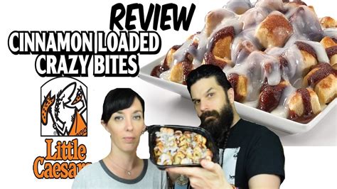 Little Caesars - Cinnamon Loaded Crazy Bites™ 5 for $5- REVIEW - YouTube