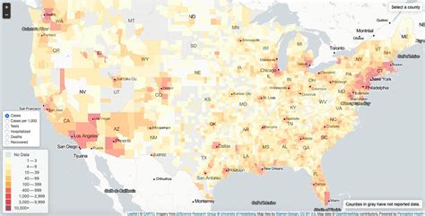 Enhanced COVID-19 Map Shows Deadly Trends In Rural U.S. Counties - Clarksville Online ...