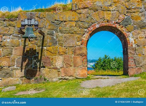 Fortification of Varberg Fortress in Sweden Stock Image - Image of ...