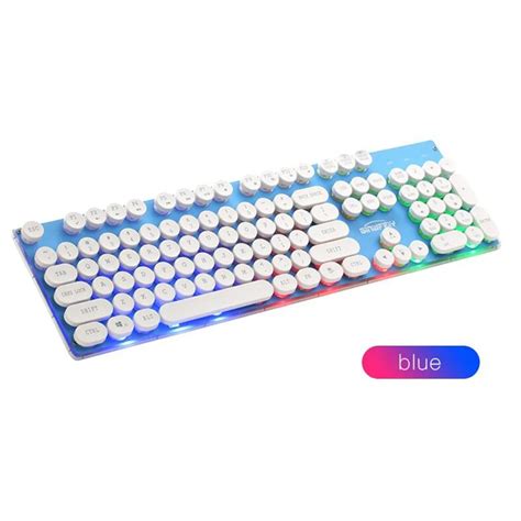 Colorful Crack LED Illuminated Backlight Keyboard USB Wired Rainbow Gaming Keyboard for PC-in ...