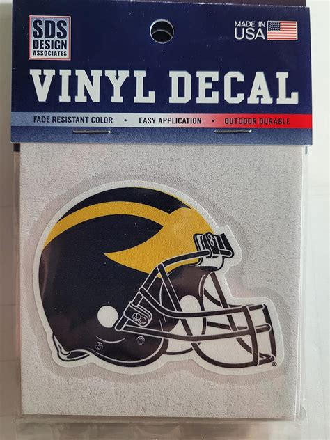 Amazon.com: Michigan 3" Football Helmet Decal : Sports & Outdoors