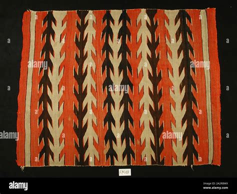 Navajo, Native American, Blanket, late 19th century, wool Stock Photo ...