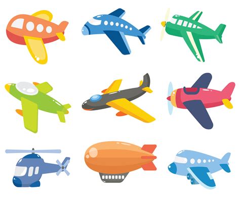 Free Cartoon Airplane Vector Vector Art & Graphics | freevector.com