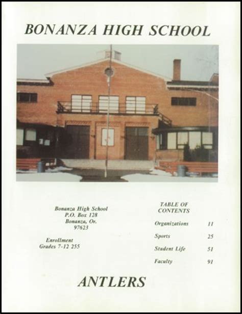 Explore 1988 Bonanza High School Yearbook, Bonanza OR - Classmates