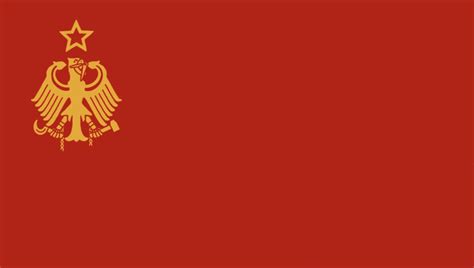 Flag of a communist germany : r/vexillology