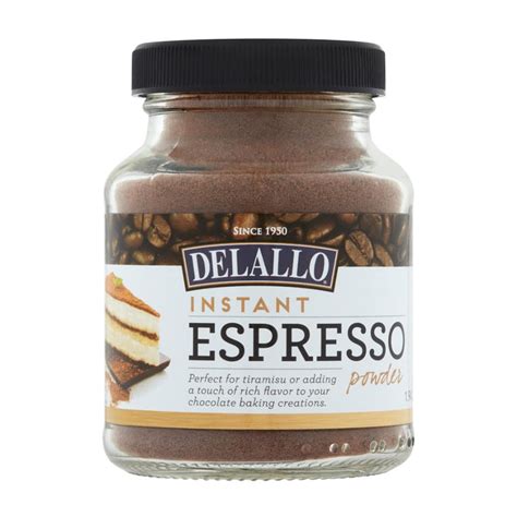 Amazon.com : DeLallo Instant Espresso Powder, 1.94 Ounce Jar, For Baking and Drinks,100% Dark ...