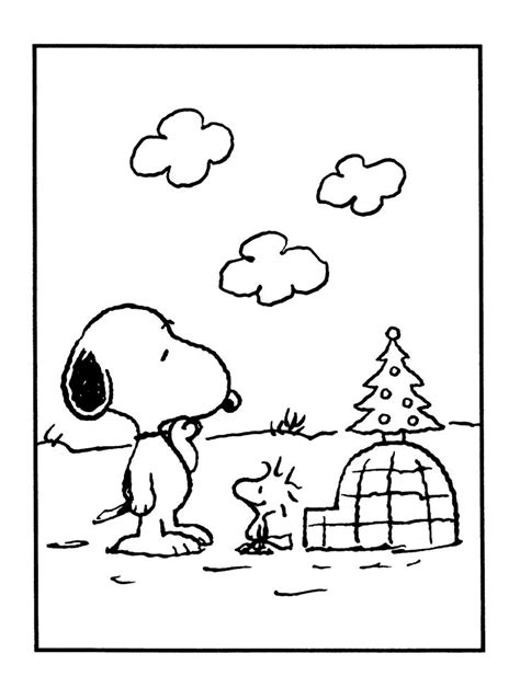 Free Printable Charlie Brown Christmas Coloring Pages For Kids - Best ...