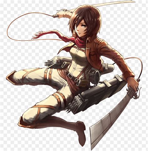 clipart library mikasa ackerman - attack on titan mikasa PNG image with ...