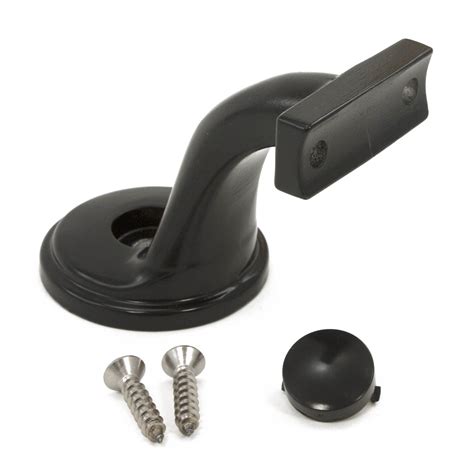 ADA-Compliant Heavy Duty Hand Rail Wall Mount Bracket Kit (Black - All Aluminum - IRC and IBC ...