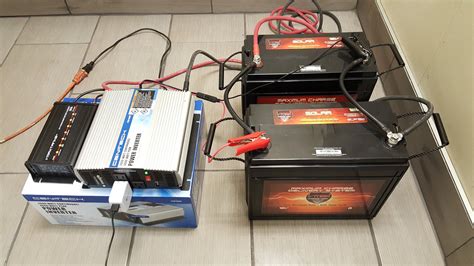 DIY Size & Build a Battery Power Backup Generator W/ 12V Deep Cycle Batteries : 5 Steps (with ...