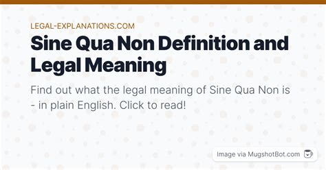 Sine Qua Non Definition - What Does Sine Qua Non Mean?