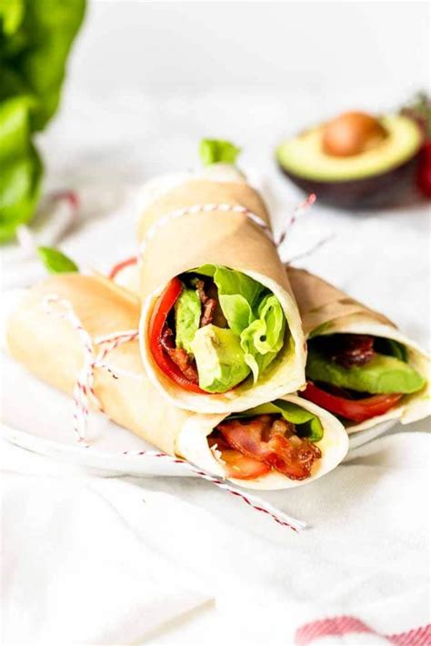 How to make BLT Wrap {easy recipe} - The Tortilla Channel