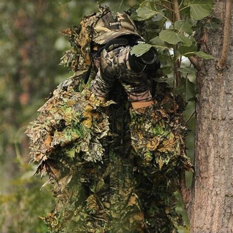 Ghillie Suit for wildlife photography and bird spotting, sniper Camouflage Clothing , ghillie ...