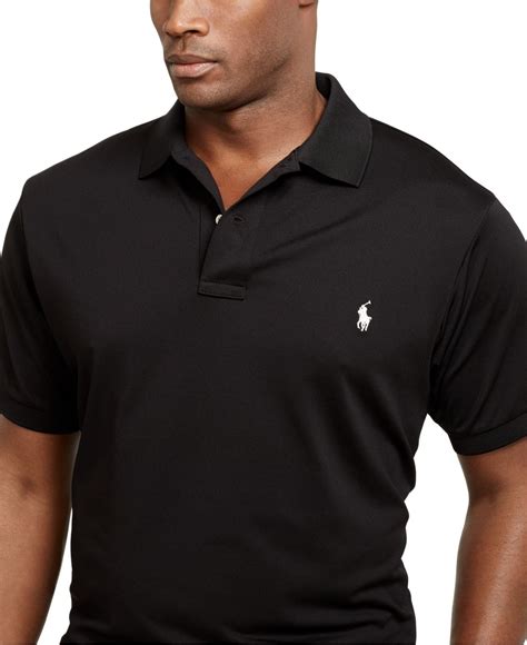 Lyst - Polo Ralph Lauren Big And Tall Performance Mesh Polo Shirt in ...