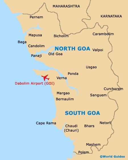 Goa Maps and Orientation: Goa, India