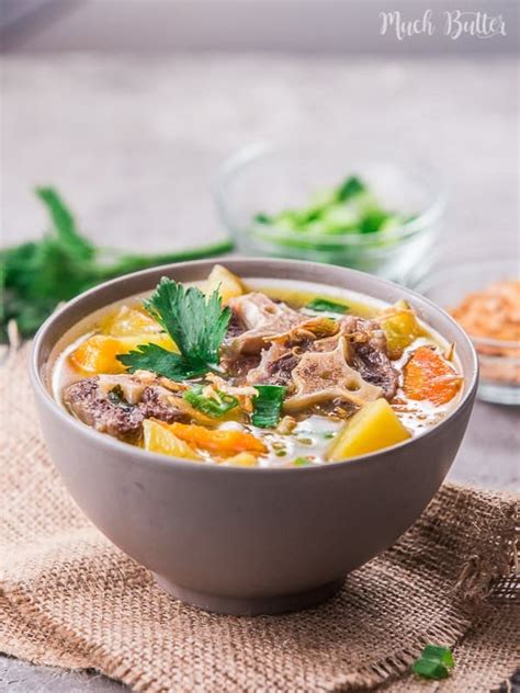 Oxtail Soup - Sop Buntut (Indonesian version) - Much Butter