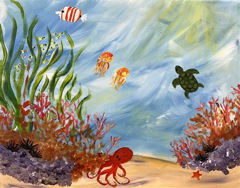 Underwater Painting Watercolor at PaintingValley.com | Explore ...