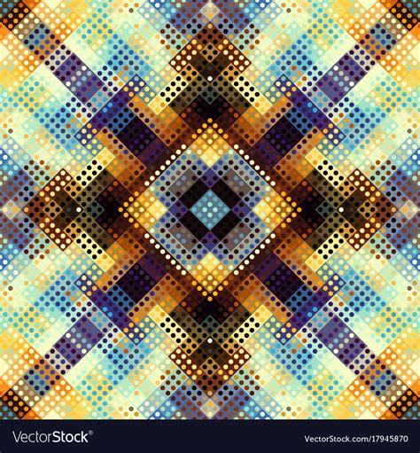 Geometric abstract pattern Royalty Free Vector Image