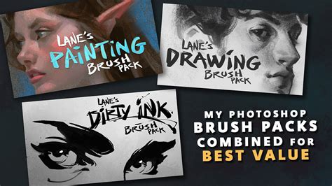 ArtStation - Lane's Photoshop Master Pack | Brushes