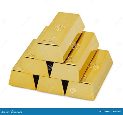 Gold bullion bars stock image. Image of objects, treasure - 27283841