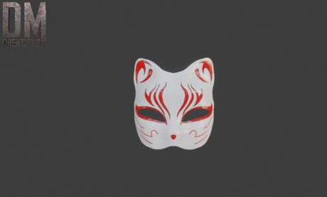 Second Life Marketplace - Nezuko Mask Full Perm Mesh