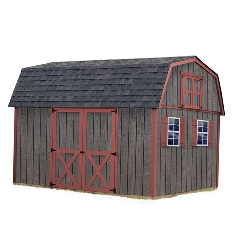 Best Barns Meadowbrook 12X10 Wood Shed | Free Shipping