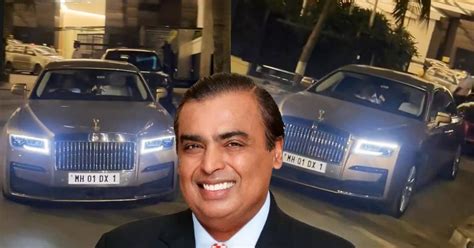 Mukesh Ambani's newest Rolls Royce India Ghost super luxury car ...