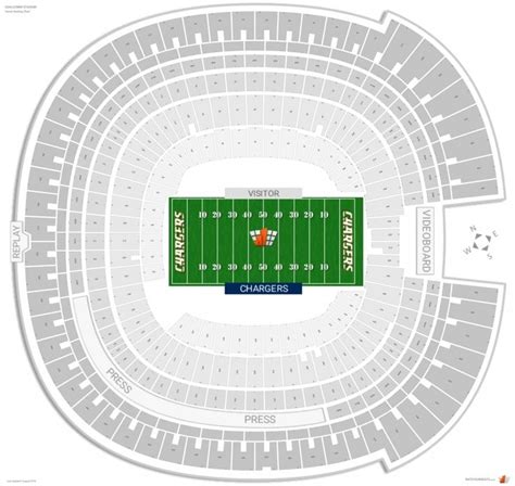 The Brilliant Along With Interesting Qualcomm Stadium Seating Chart ...