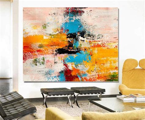 Acrylic Abstract Art, Extra Large Paintings, Modern Abstract Acrylic P – Paintingforhome