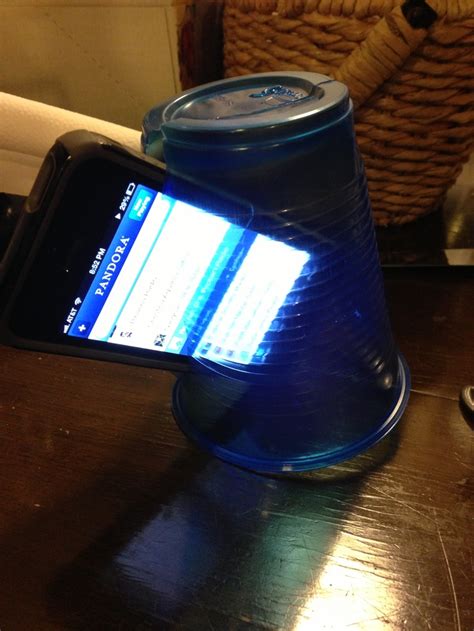 Speaker cup. Portable, easy to use, convenient. Hear your music louder than what the phone ...