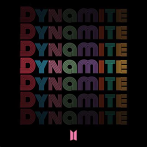 BTS: Dynamite, la portada de la canción