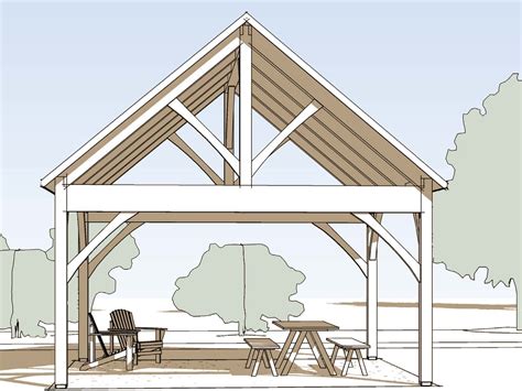 The Pavilion | Timber Frame Outdoor Structures