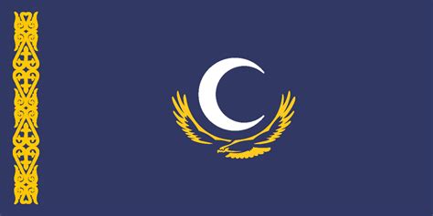 Flag of Kazakhstan but it's night instead of day : r/Kazakhstan