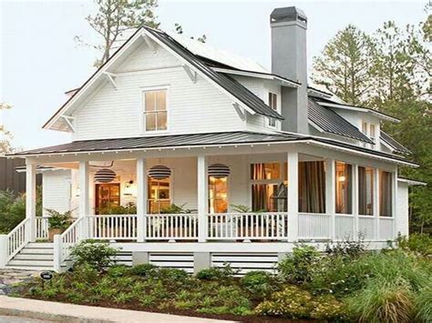 This photo about: Simple Southern Homes with Wrap around Porches, entitled as Southern Homes Wi ...