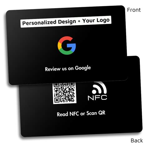 Google Reviews NFC Card (custom design) - ClickMe Smart Card