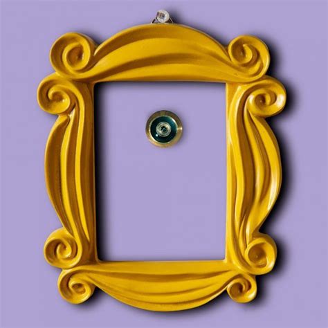 Friends Yellow Peephole Photo Frame | Friends door frame, Friends picture frame, Frame