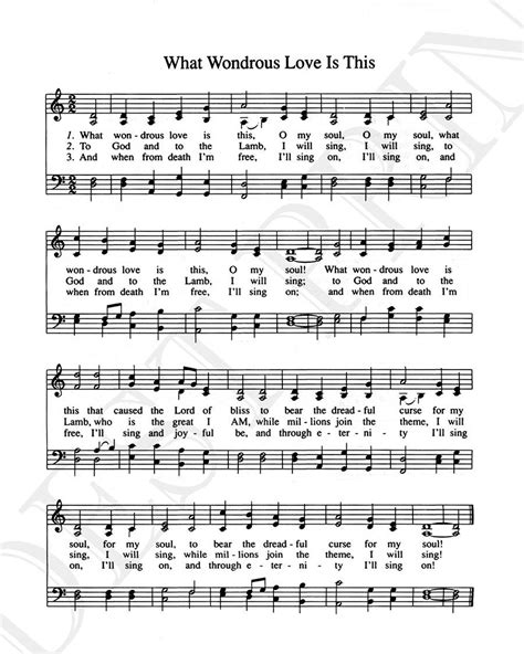 What Wondrous Love Hymn Lyrics Sheet Music Art Hymn Art Hymnal Sheet Home Decor Music Sheet Gift ...