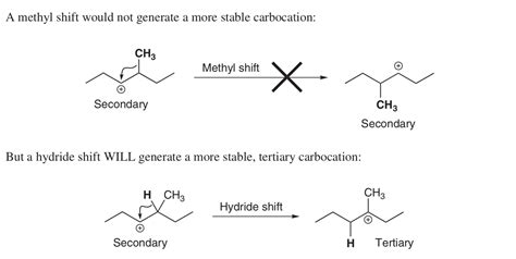 (Get Answer) - Why Is The Carbocation After The Methyl Shift Still ...