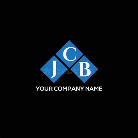 JCB Letter Logo Design on BLACK Background. JCB Creative Initials Letter Logo Concept. JCB ...