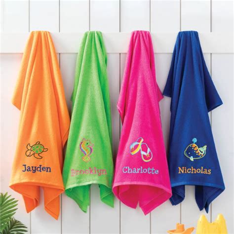 Personalized Beach Towels FROM $13.95 (Reg $35+) at Zulily