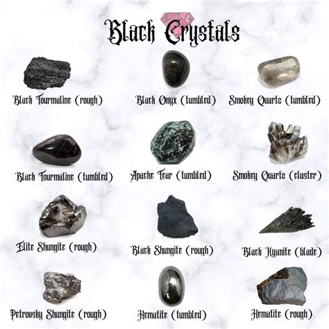 Black Crystals | Memento mori, Mini altar, Black crystals