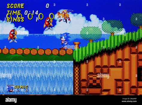 Sonic The Hedgehog 2 - Sega Genesis Mega Drive - Editorial use only Stock Photo - Alamy