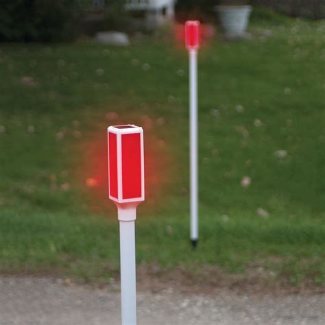 Solar Driveway Markers, Set of 2 - Driveway Stakes - Miles Kimball