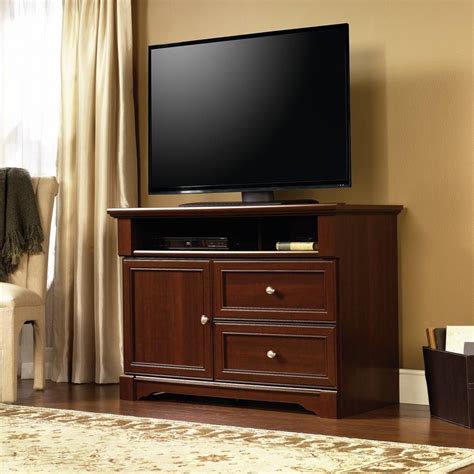 SAUDER Palladia Select Cherry Storage Entertainment Center 411626 | Highboy tv stand ...