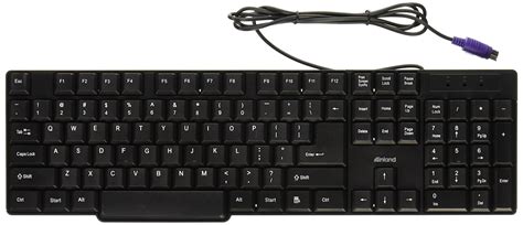 ProHT PS/2 Serial Standard Black Pro Keyboard – 104 Key Windows PC ...