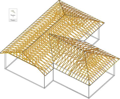 Figure Illustration Prefabricated Metal Plated Roof Truss | House roof ...